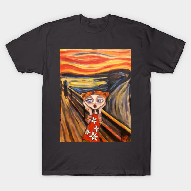 Lovely Scream T-Shirt by Art of PI